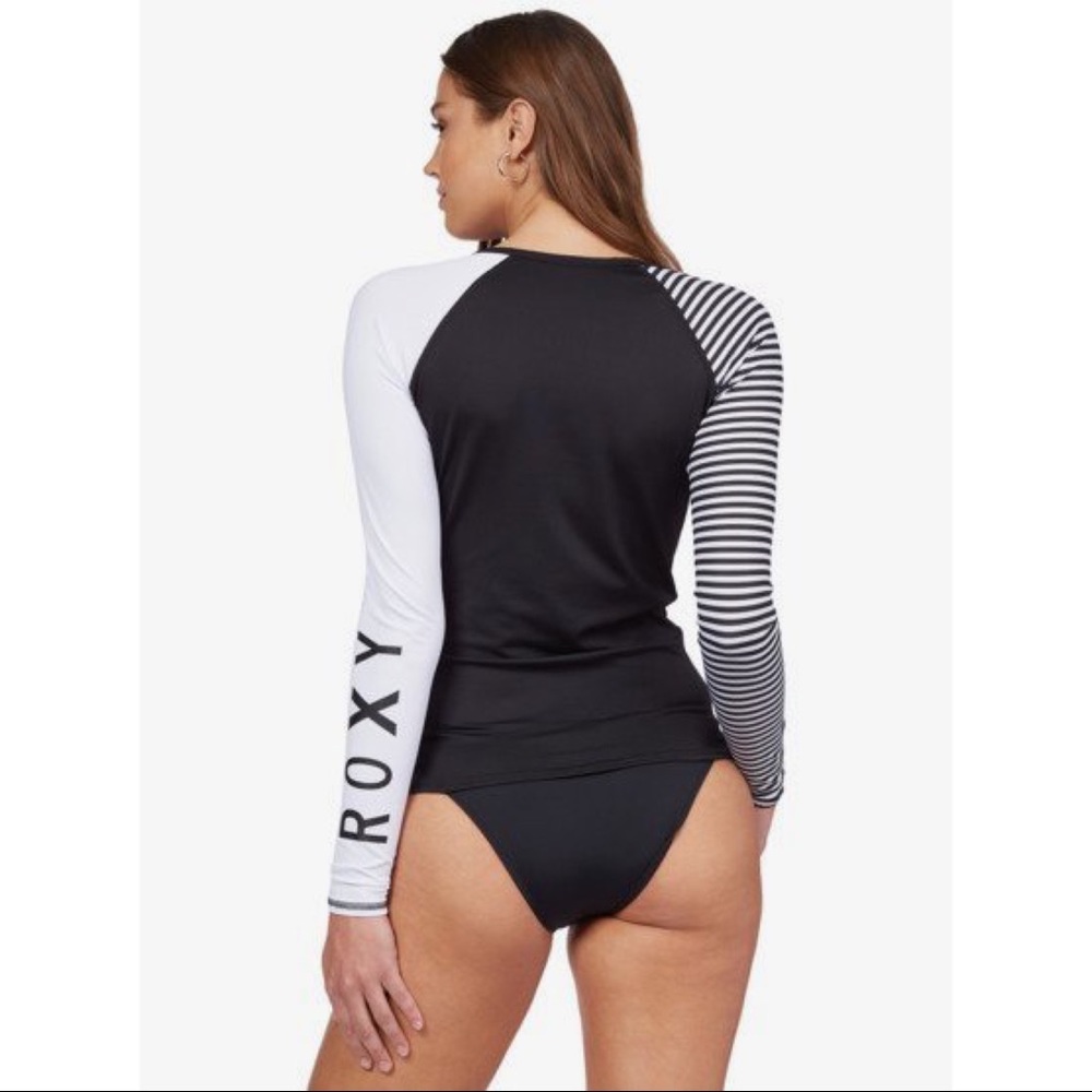 Roxy LS Stripe Rashguard - Picture 4 of 8